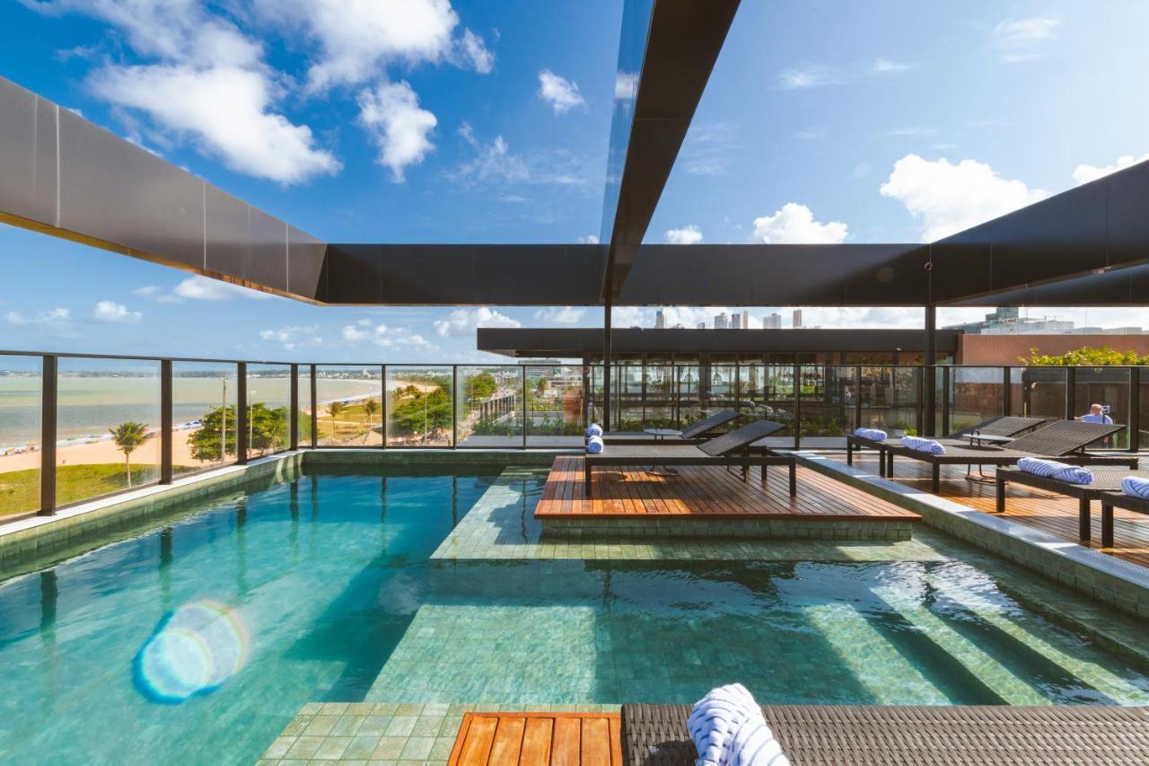Ba'Ra Hotel João Pessoa Εξωτερικό φωτογραφία Rooftop pool at the hotel